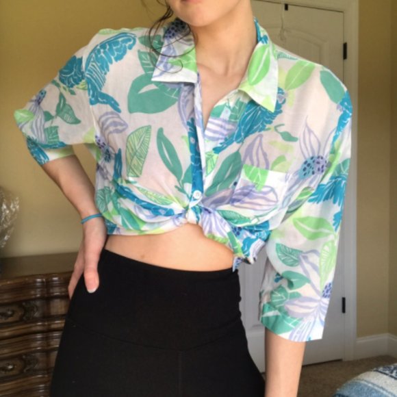 Button down lilly pulitzer shirt - Picture 1 of 4